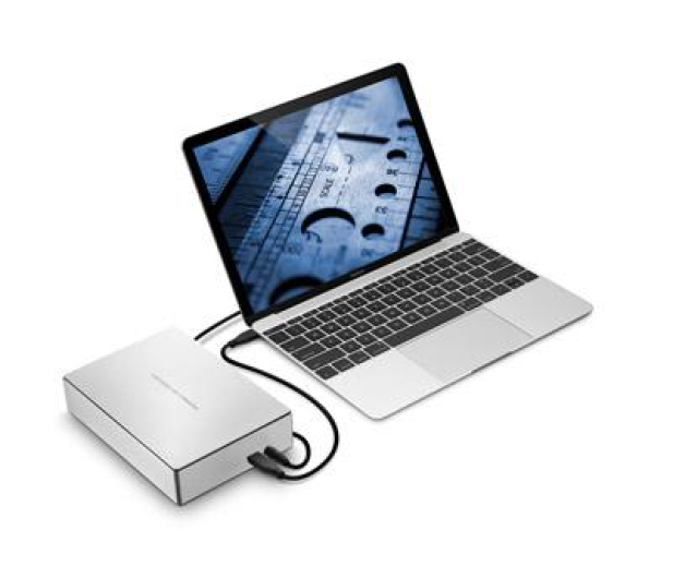 LaCie 8TB Porsche Design 3.5 USB 3.1 silver Type C - 442206 - zdjęcie